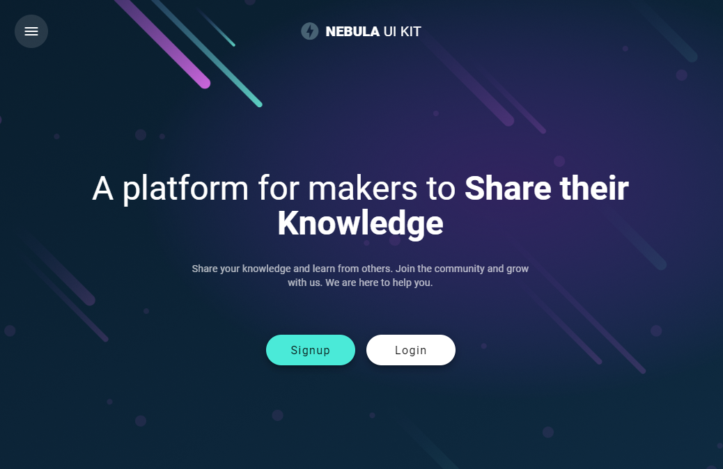 Vuetify 3 - Nebula UI Kit