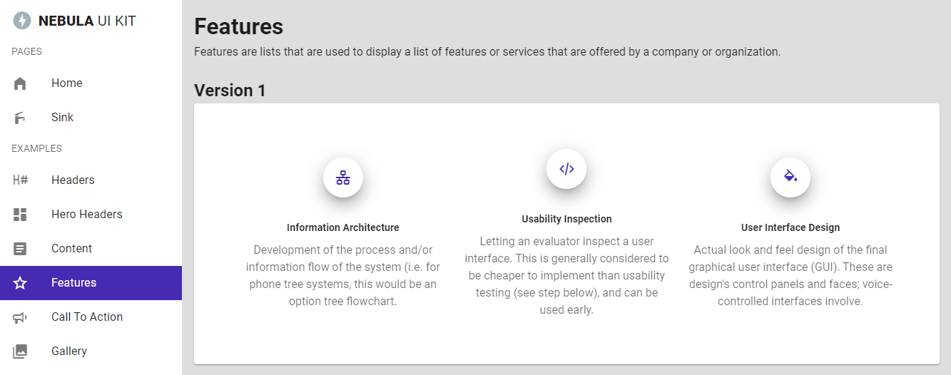 Vuetify 3 - Nebula UI Kit - Vuetify