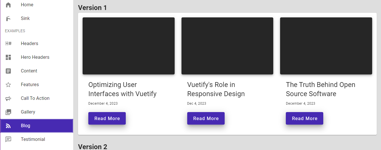 Vuetify 3 - Nebula UI Kit