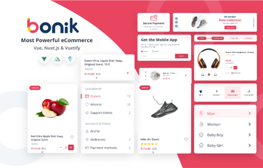 Bonik-Ultimate Ecommerce Pro - Vuetify