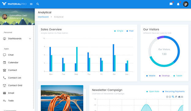 MaterialPro - Vuetify 4 - Admin Template