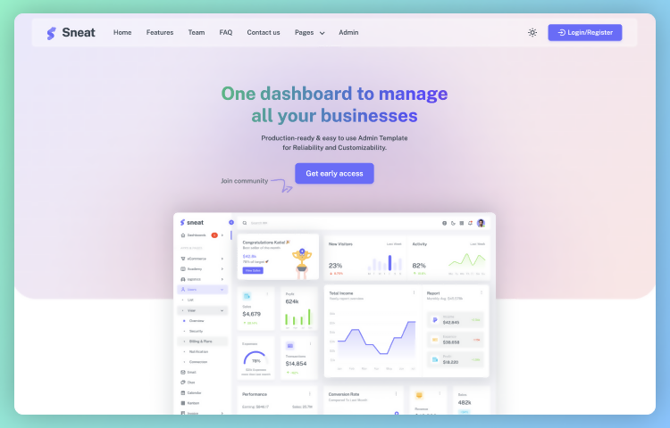 Sneat - Vuetify 3 - Admin Template
