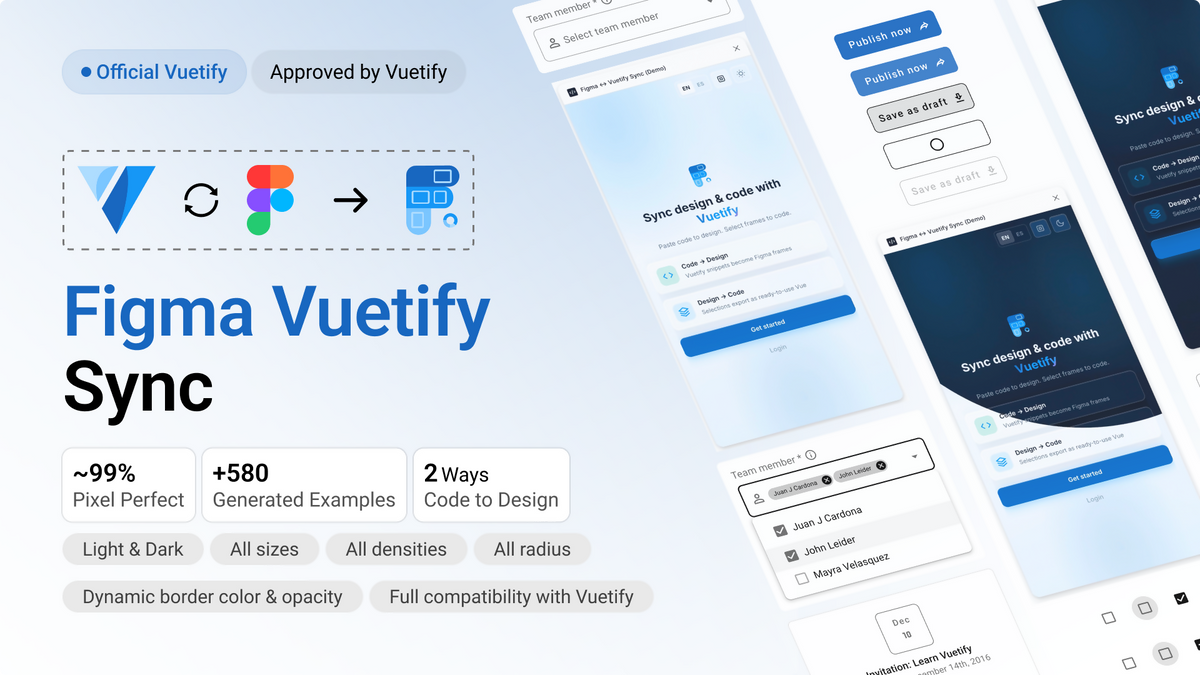 Official Figma Vuetify Sync - Plugin (Beta)