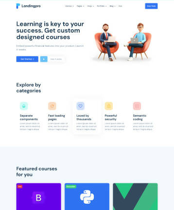 LandingPro - Nuxt 3 Multipurpose Template - Vuetify