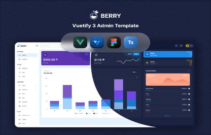 Berry Free Vuetify VueJs Admin Template
