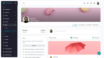 PrimeDash - Admin Template Bundle (VueJs & VueJs + Laravel) - Vuetify