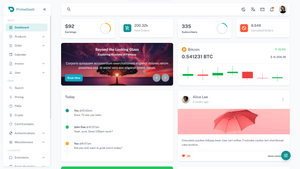 PrimeDash - VueJs Laravel Admin Template (Vuetify 3 + VueJs 3 + Typescript & Javascript)