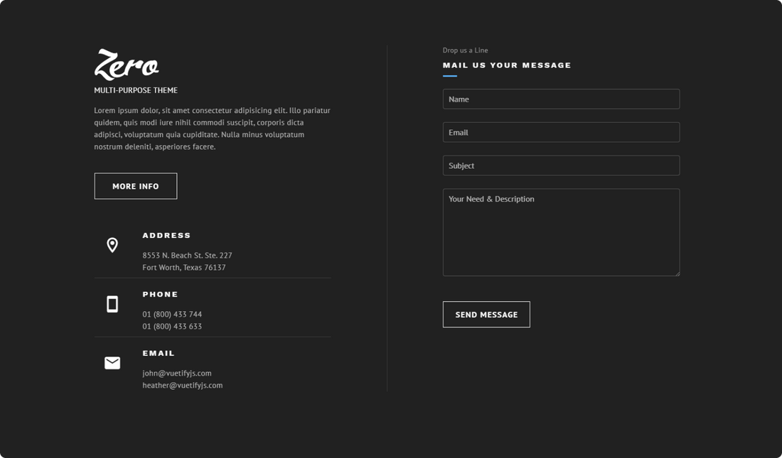 Vuetify 3 - Zero Theme PRO