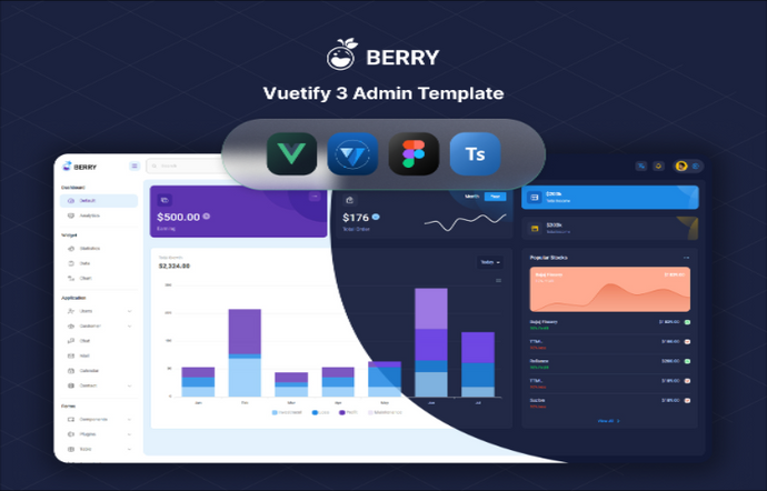 Berry Vuetify Admin Template