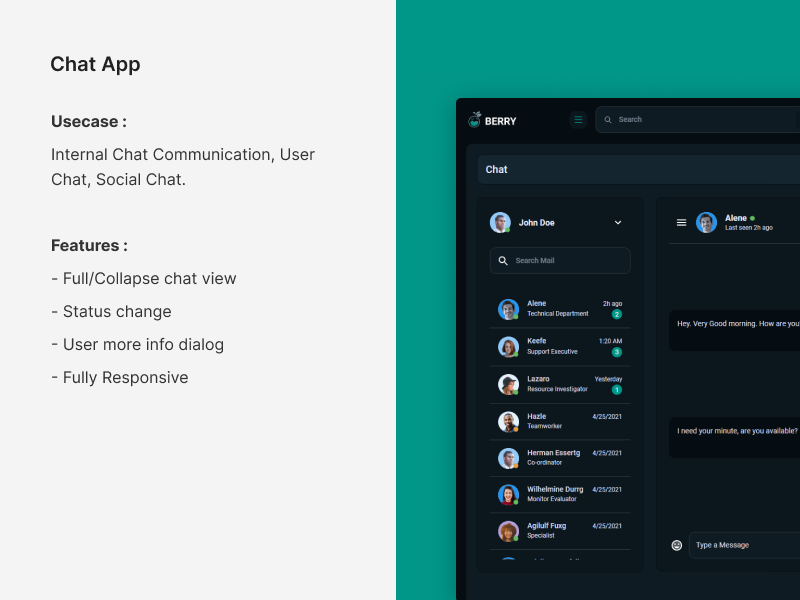 Berry Vuetify Admin Template