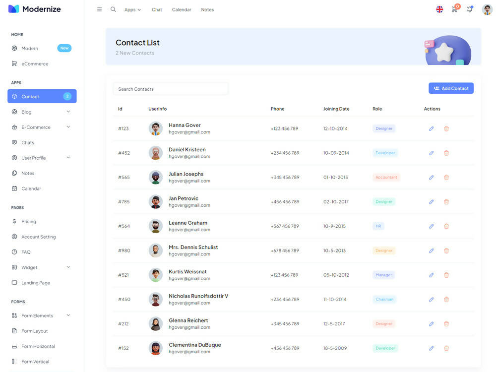 Modernize Nuxt 3 Admin Dashboard